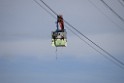 Koelner Seilbahn Gondel blieb haengen Koeln Linksrheinisch P554